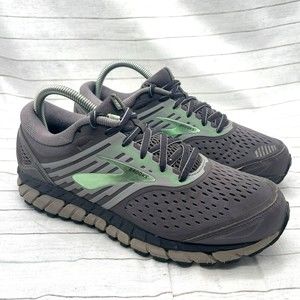 Brooks Ariel 18 Women's Running Walking Sneakers Shoes Gray Green Sz 9.5  Medium